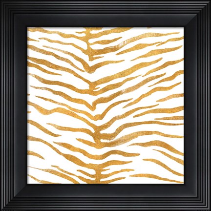 Framed Gold Nairobi Square II Print