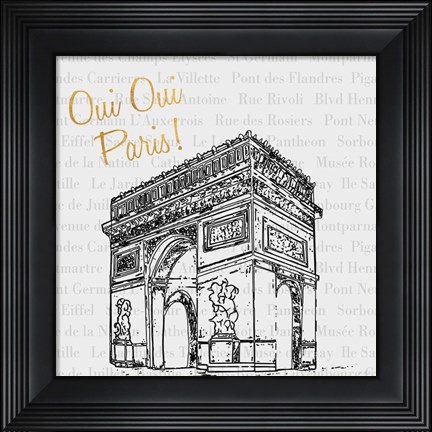 Framed Travel Pack V Print