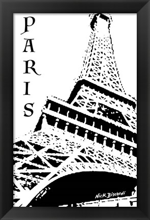 Framed Modern Paris III Print