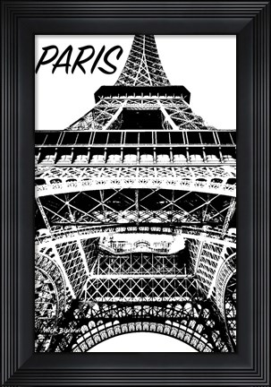 Framed Modern Paris IV Print