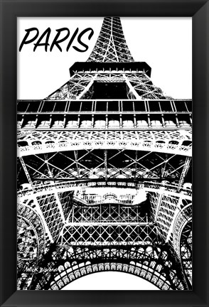 Framed Modern Paris IV Print