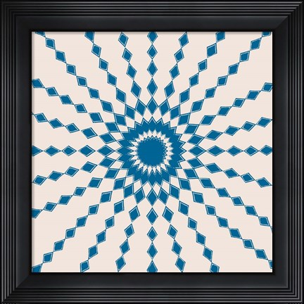 Framed Maze Dots Print