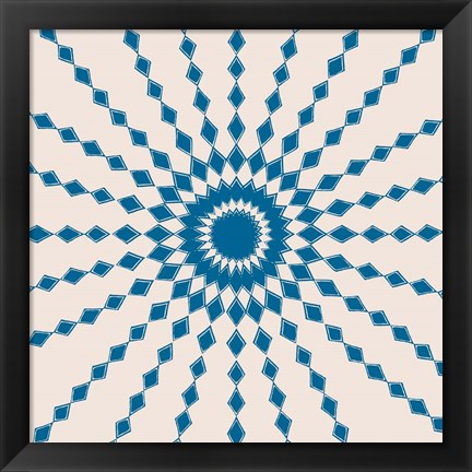 Framed Maze Dots Print