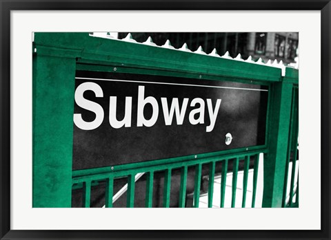 Framed Subway Print