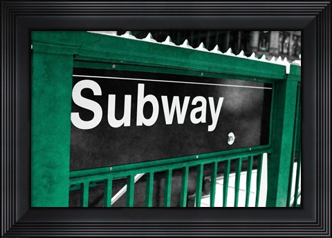 Framed Subway Print