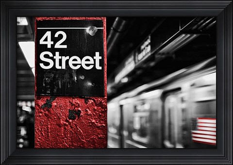 Framed 42nd St. Print
