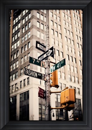Framed Fashion Ave Print