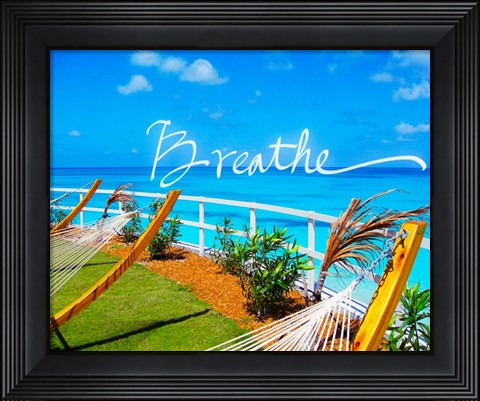 Framed Breathe Print