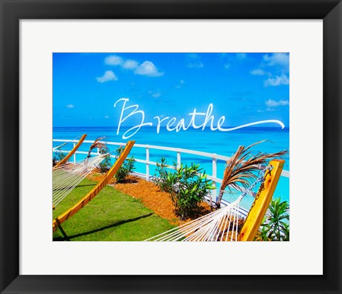 Framed Breathe Print