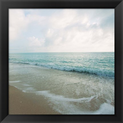 Framed Beach Scene III Print