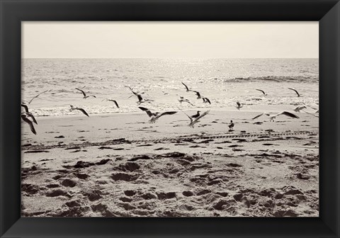 Framed Dream of the Beach I Print