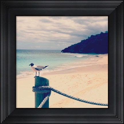 Framed Island Vacation III Print