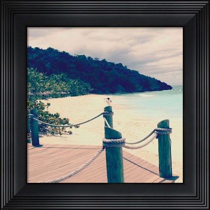 Framed Island Vacation IV Print