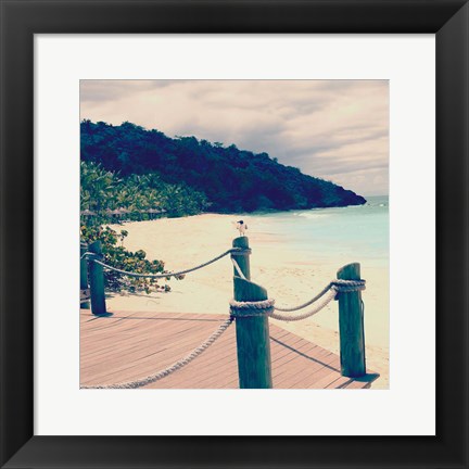 Framed Island Vacation IV Print