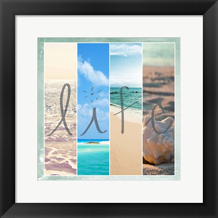 Framed Sea Life Print