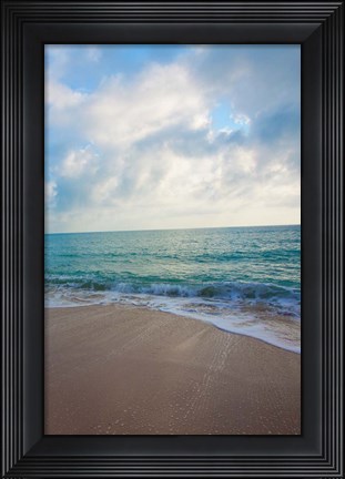 Framed Cool Beach Vertical Print