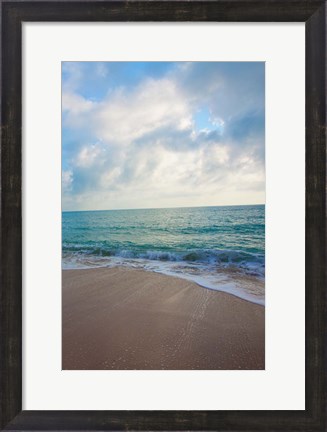 Framed Cool Beach Vertical Print