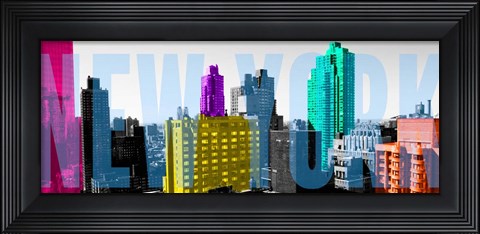 Framed Neon NYC Print