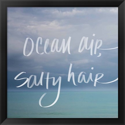 Framed Ocean Air Print