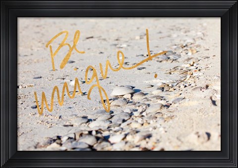 Framed Be Unique Print