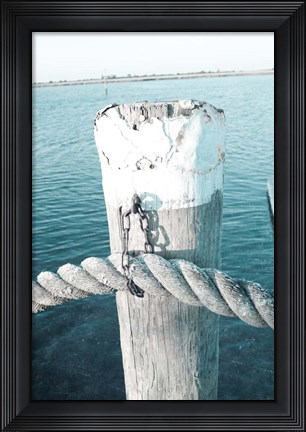 Framed Rope on Post II Print