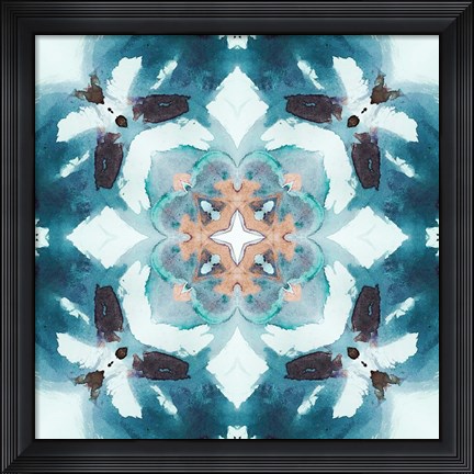 Framed Kaleidoscope I Print