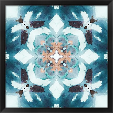Framed Kaleidoscope I Print