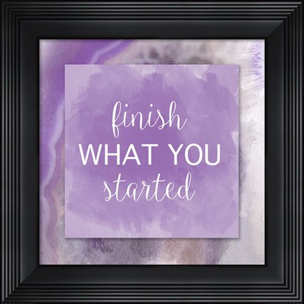Framed Agate Inspiration II Print