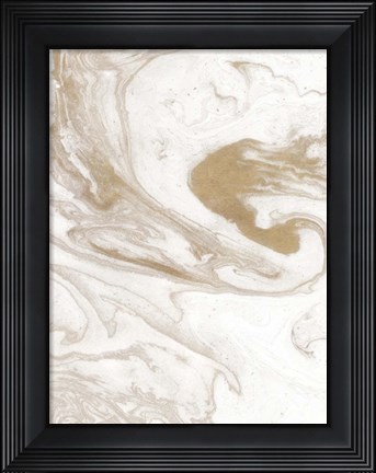 Framed Neutral Marble Print