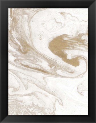 Framed Neutral Marble Print