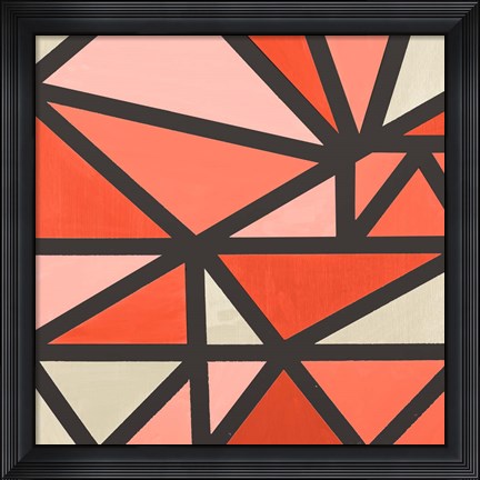 Framed Mindful Peachy II Print