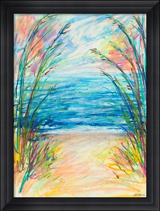 Framed Path to the Water Print