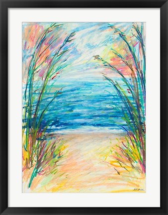 Framed Path to the Water Print