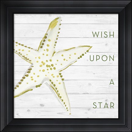 Framed Wish Upon a Star Print