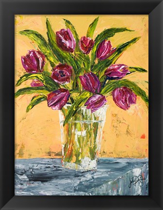 Framed Tulips Print