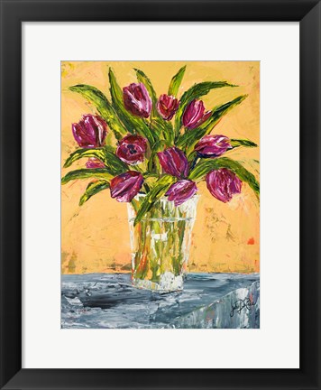 Framed Tulips Print