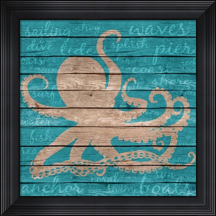 Framed Coastal Wonder I Print