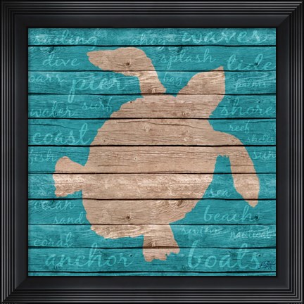 Framed Coastal Wonder II Print