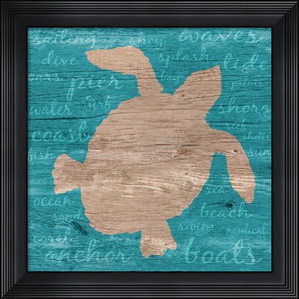 Framed Coastal Wonder II Print