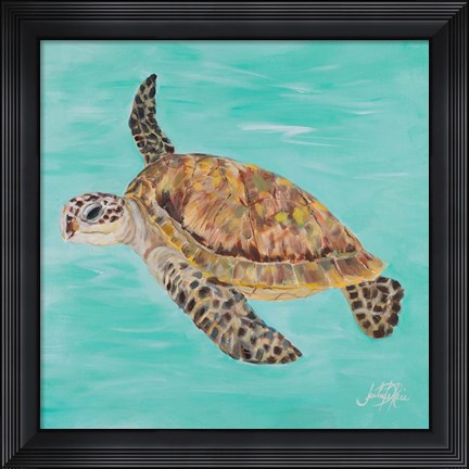 Framed Sea Turtle II Print