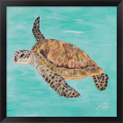 Framed Sea Turtle II Print