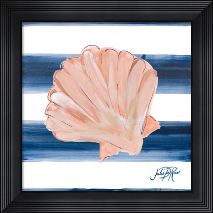 Framed Nautical Shell III Print
