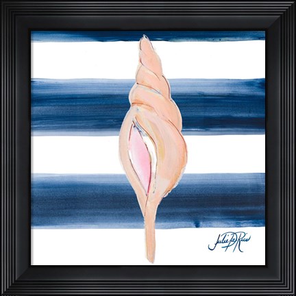 Framed Nautical Shell IV Print