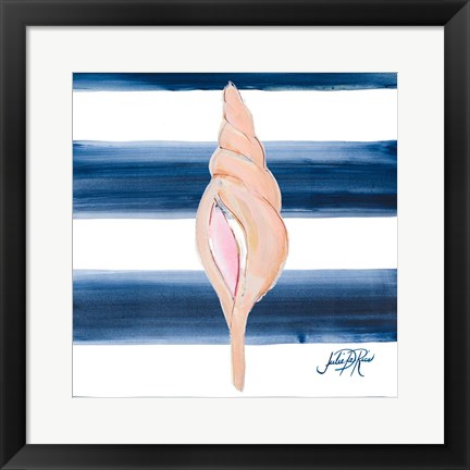 Framed Nautical Shell IV Print