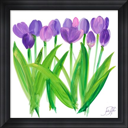 Framed Tulips II Print