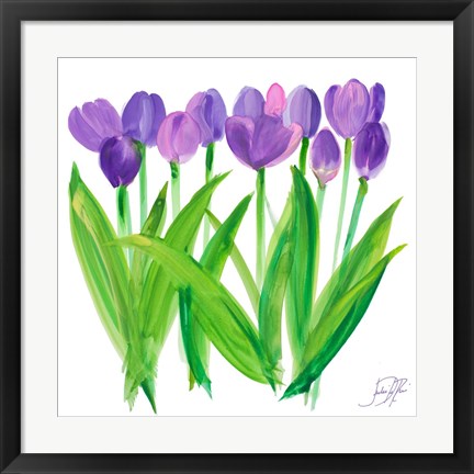 Framed Tulips II Print