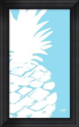 Framed Modern Pineapple I Print