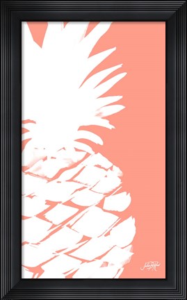 Framed Modern Pineapple II Print