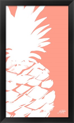 Framed Modern Pineapple II Print