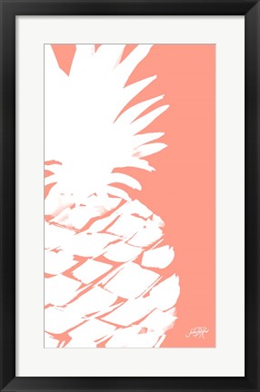 Framed Modern Pineapple II Print